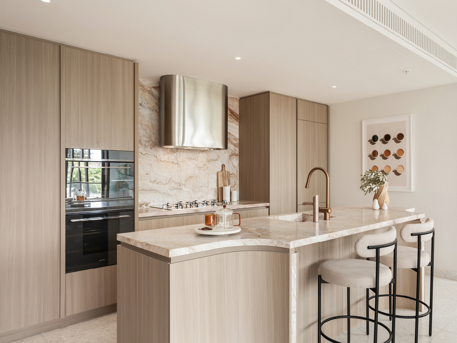 Expert caulking work - contemporary kitchen design