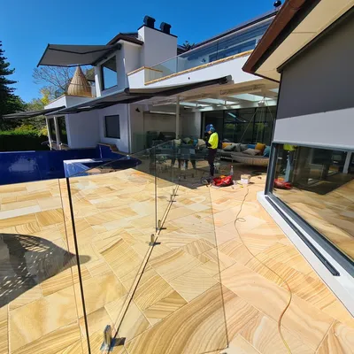 Residential Caulking service illustration