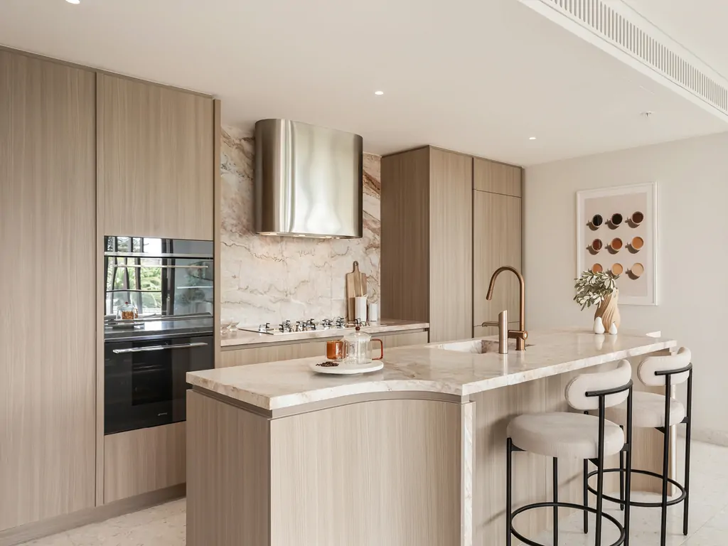 Expert caulking work - contemporary kitchen design