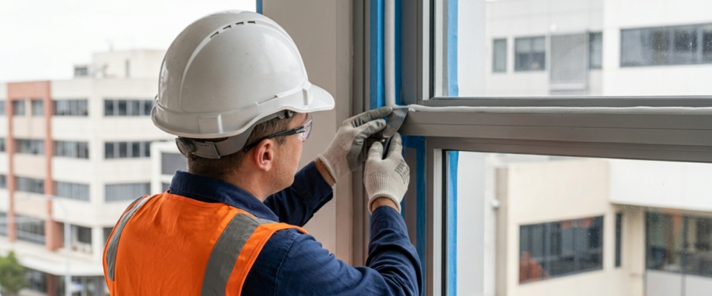 Caulking & Sealing for Commercial Window and Door Frames